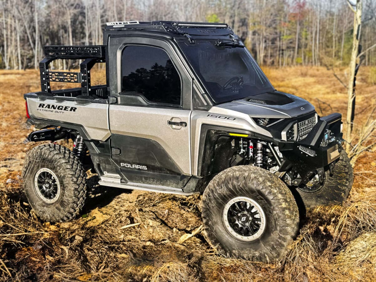 Thumper Fab Polaris Ranger 1500 XD Nerf Rails - Single Cab