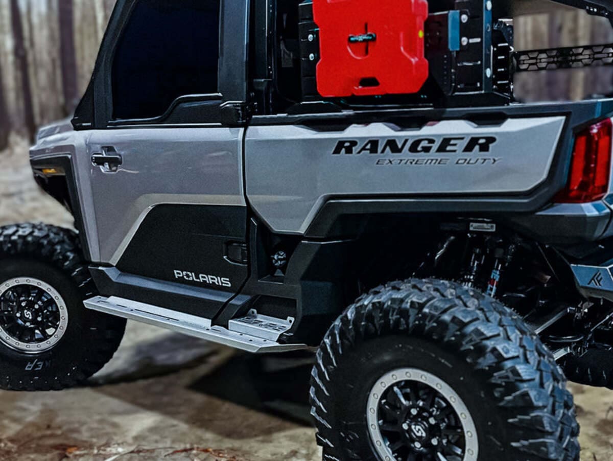 Thumper Fab Polaris Ranger 1500 XD Nerf Rails - Single Cab