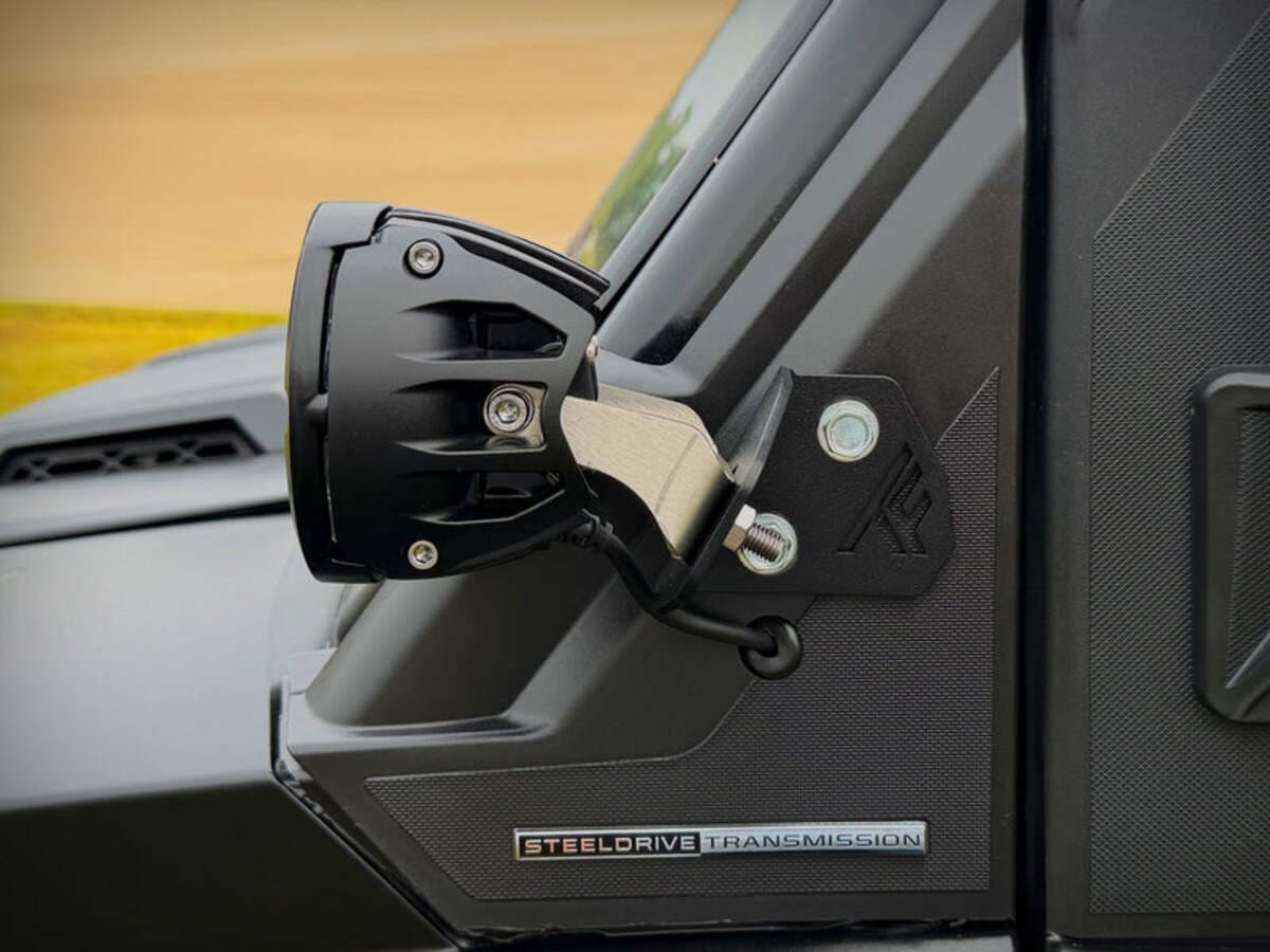 Thumper Fab Polaris Ranger 1500 XD Windshield Pod Light Mounts - Pair