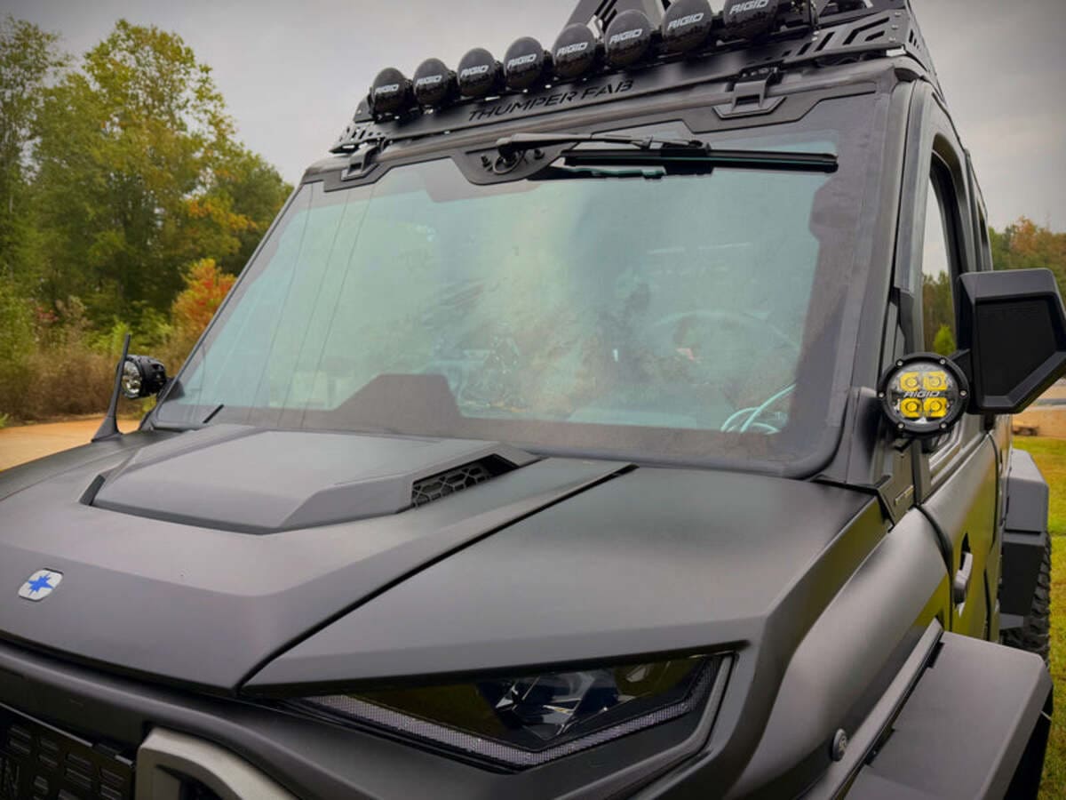 Thumper Fab Polaris Ranger 1500 XD Windshield Pod Light Mounts - Pair