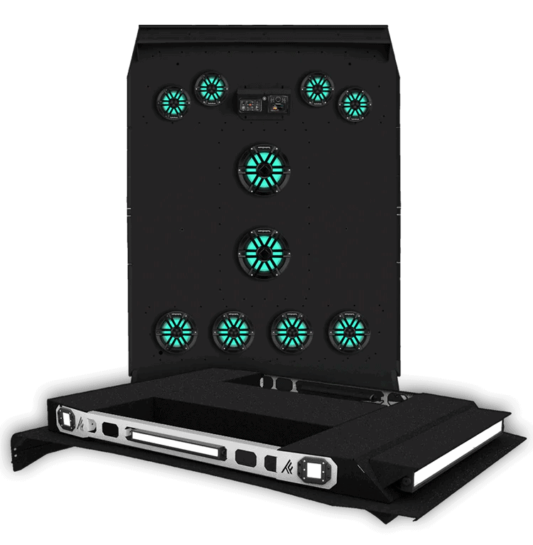 Thumper Fab Polaris Ranger Crew Level 5 Audio Roof