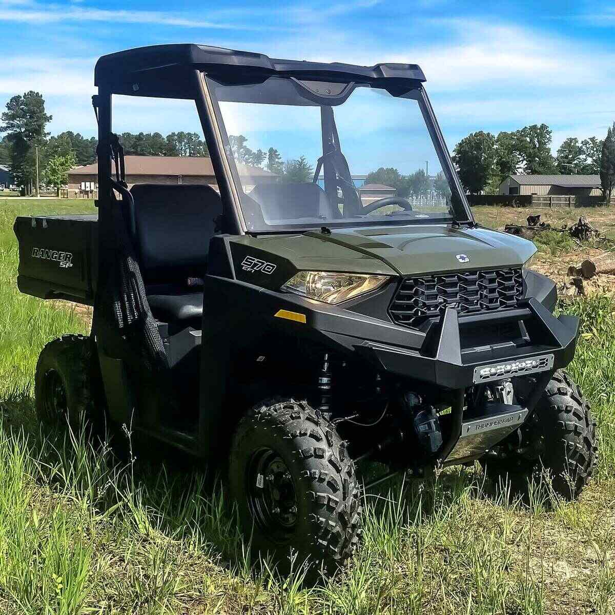 Thumper Fab Polaris Ranger SP 570 Mid-Size Front Winch Bumper