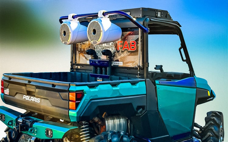 Thumper Fab Polaris Ranger Wake Tower Speaker Bar