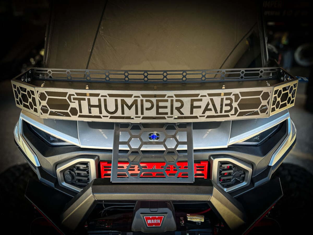Thumper Fab Polaris Ranger XD 1500 Hood Rack Thumper Bumper