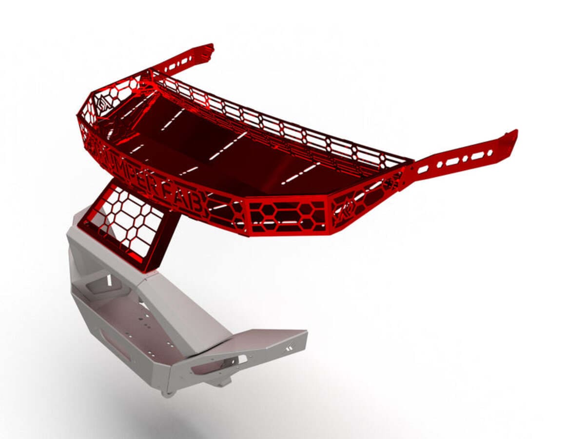 Thumper Fab Polaris Ranger XD 1500 Hood Rack Thumper Bumper
