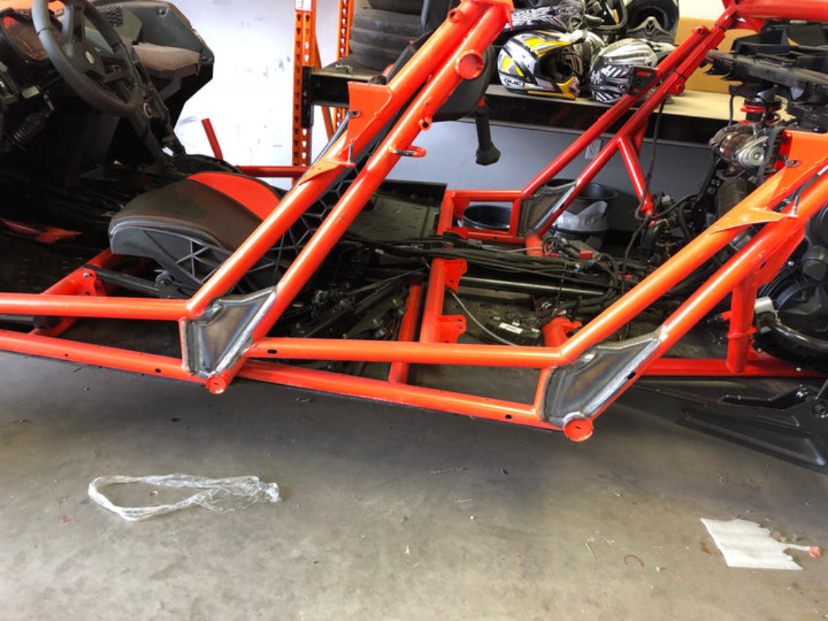 TMW Can-Am Maverick X3 2 Seat Weld in Frame Gussets