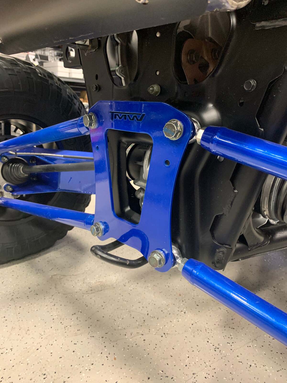 TMW Polaris Pro XP Rear Radius Rod Gusset Plate