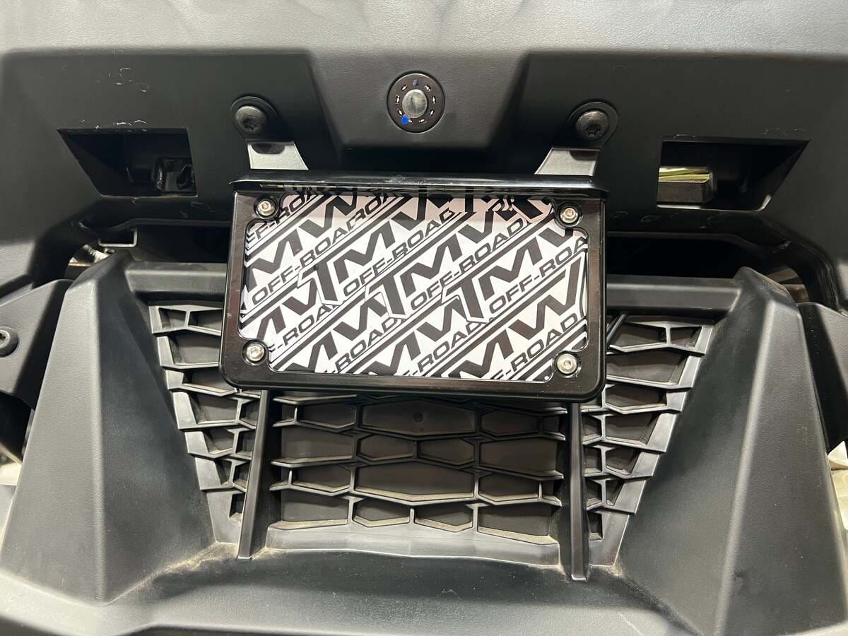 TMW Polaris RZR Pro License Plate Bracket