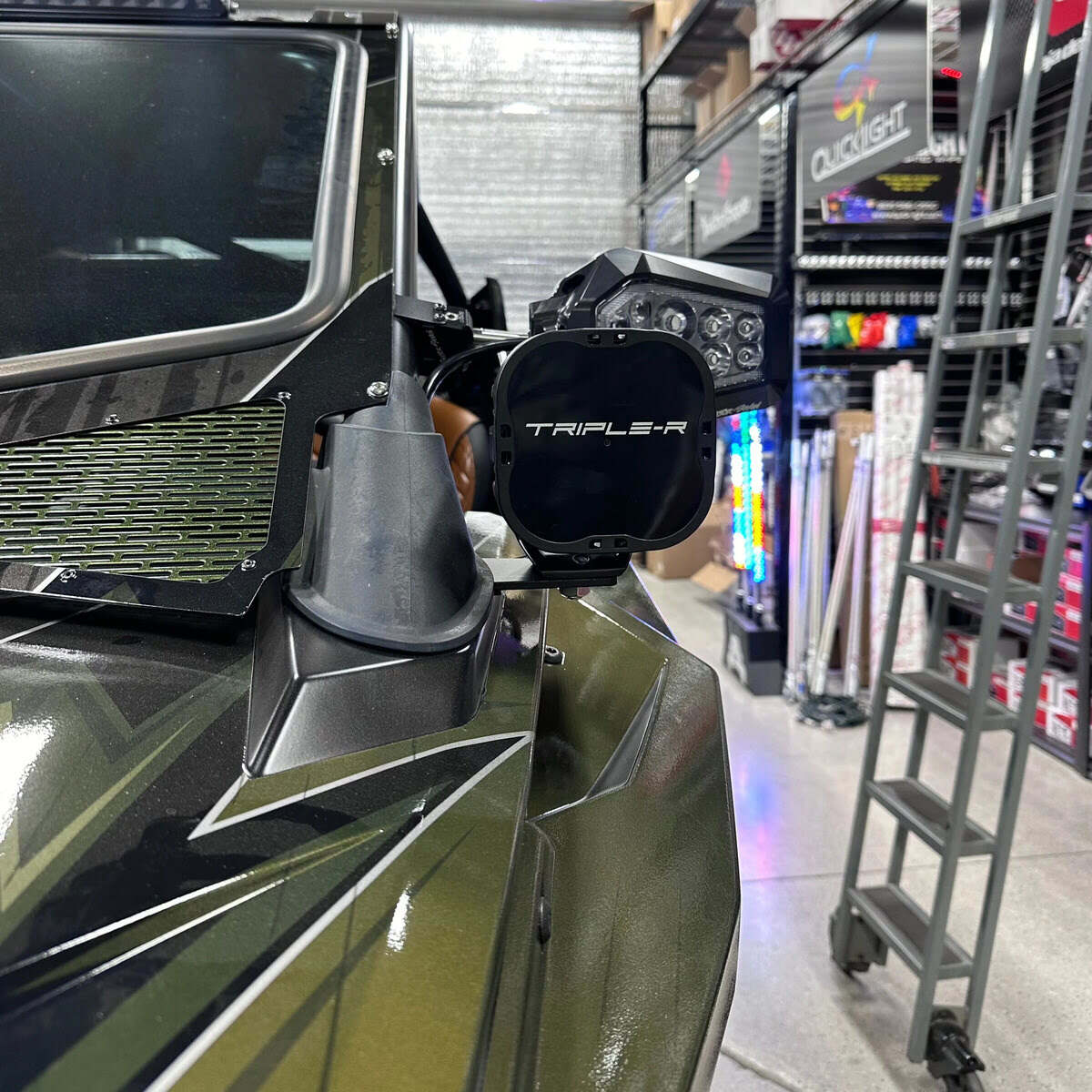 TMW Polaris RZR Pro R A-Pillar Bolt on Light Tabs