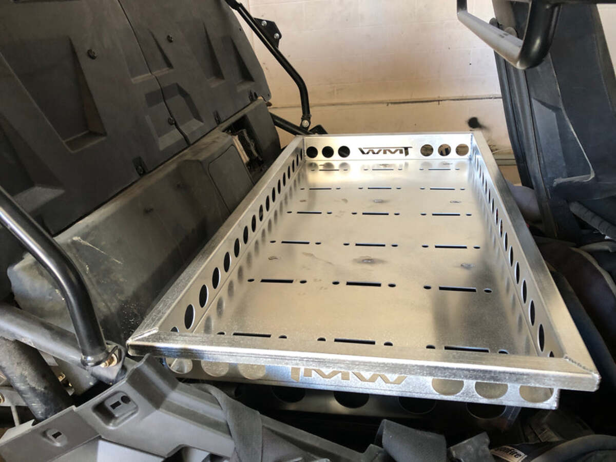 TMW Polaris RZR Rear Seat Delete Tray