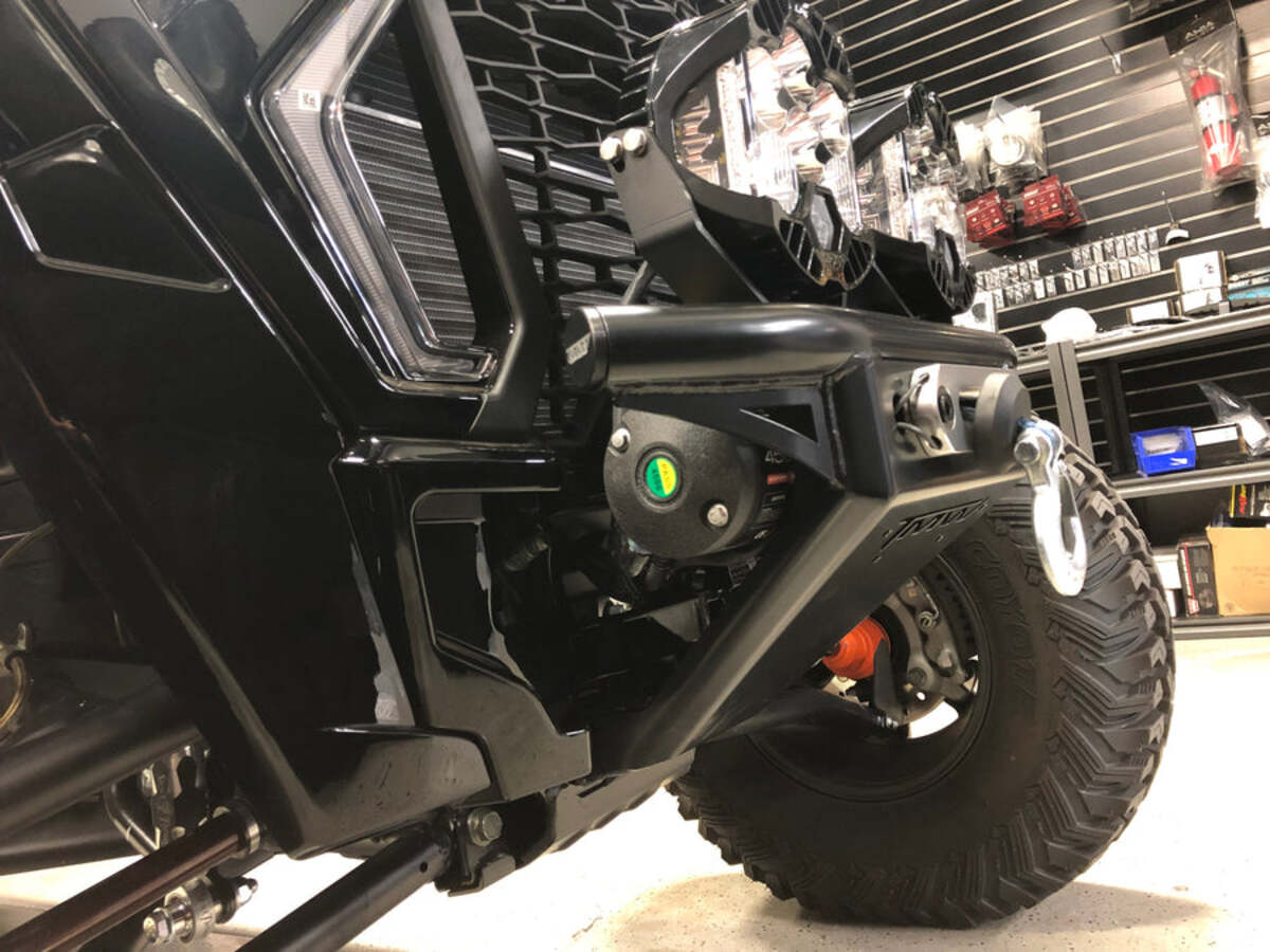 TMW Polaris RZR Turbo S Winch Front Bumper