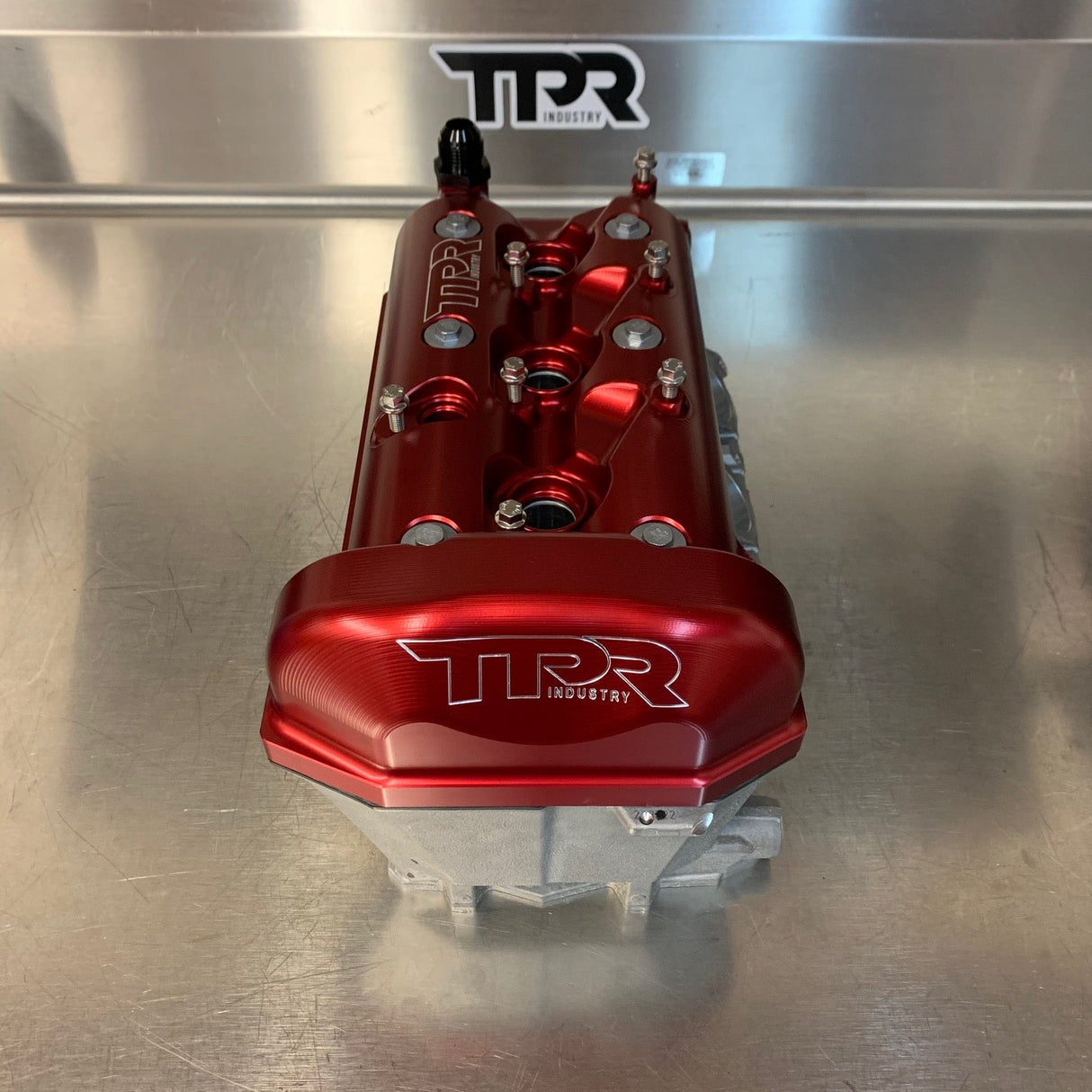 TPR Industry Billet Valve Cover X3 - Red