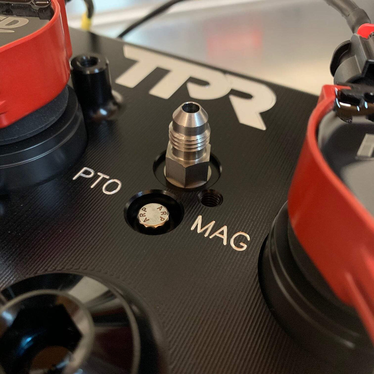 TPR Industry RZR Billet Valve Cover - Black