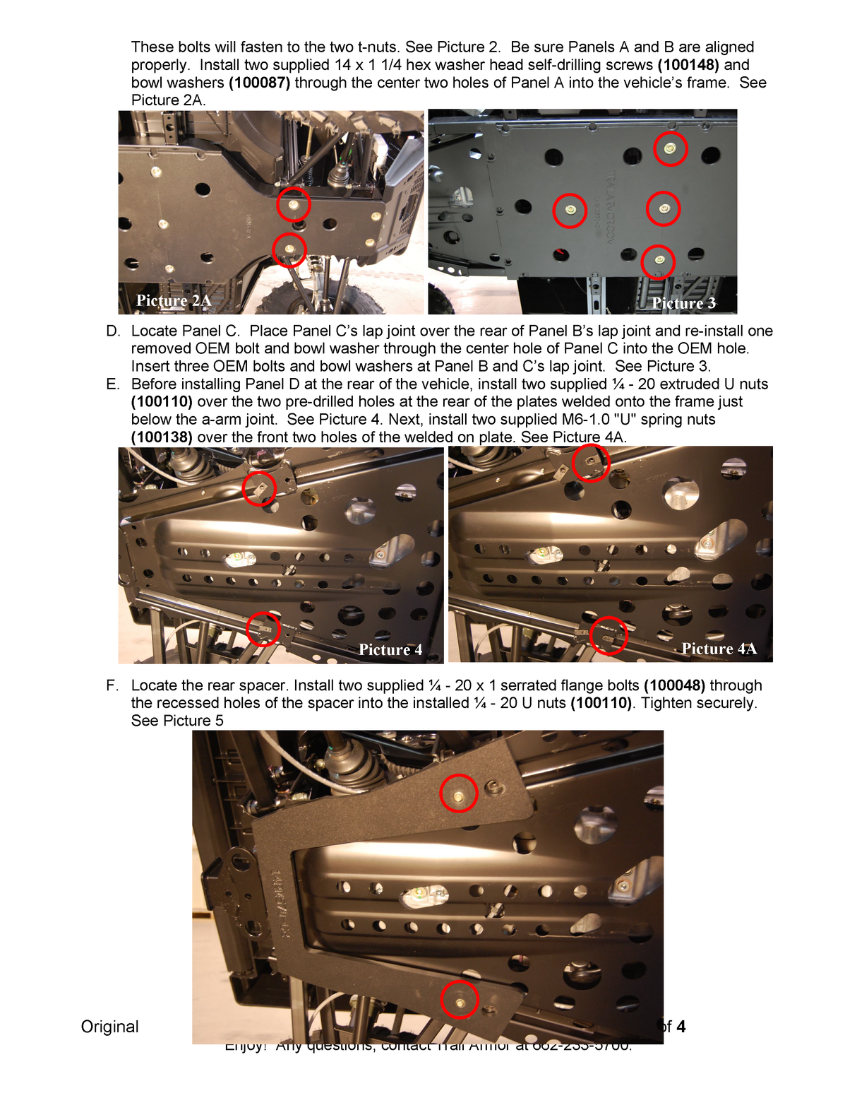 Trail Armor '14-'21 Polaris Ranger Midsize 570 Crew Full Skid Plate