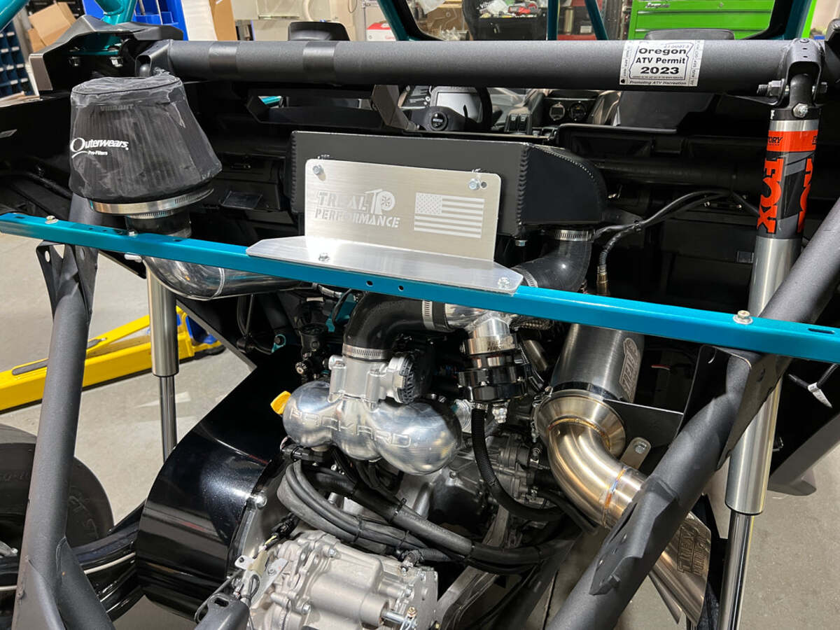 Treal Performance '17-'24 Can-Am Maverick X3 Bed Delete Intercooler Mount Brackets