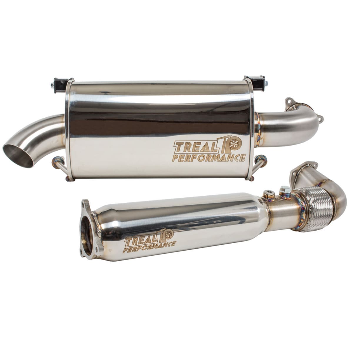 Treal Performance '20-'23 Polaris RZR Pro XP/Turbo R Turbo Back Exhaust System