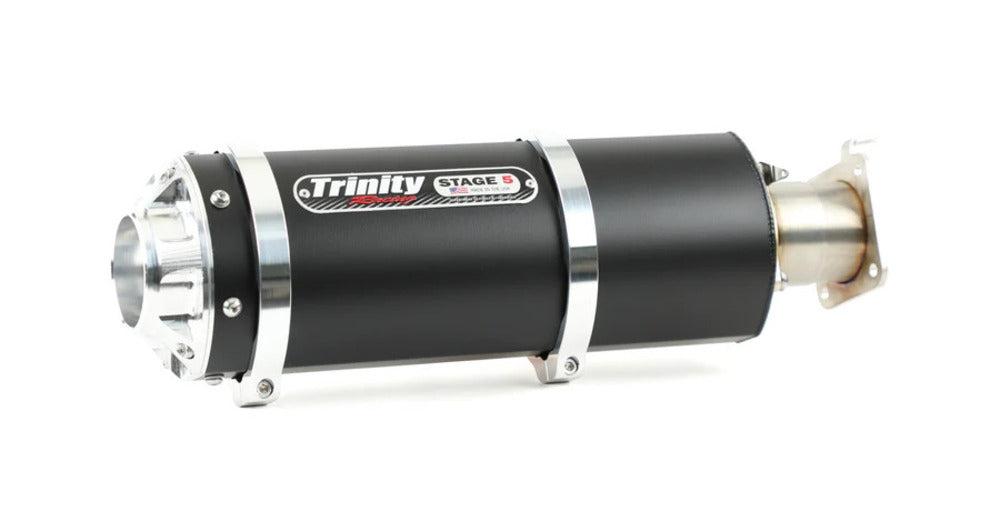 Trinity Racing '20 Kawasaki KRX 1000 Slip-On Exhaust - Black