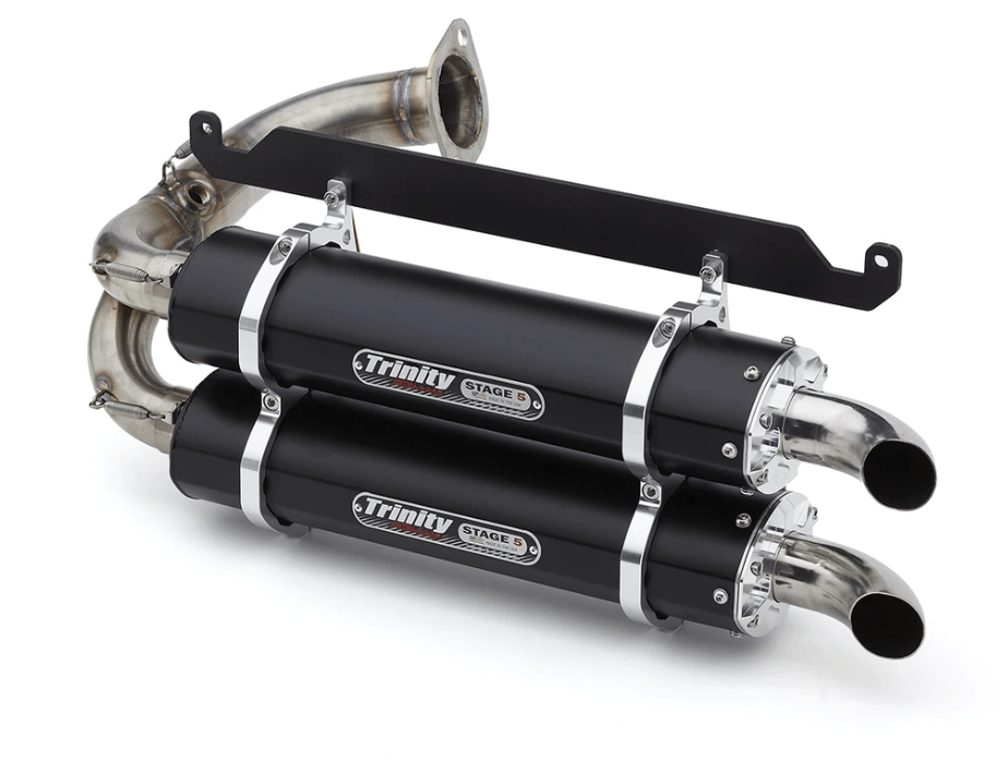 Trinity Racing Honda Talon Slip On Exhaust - Black