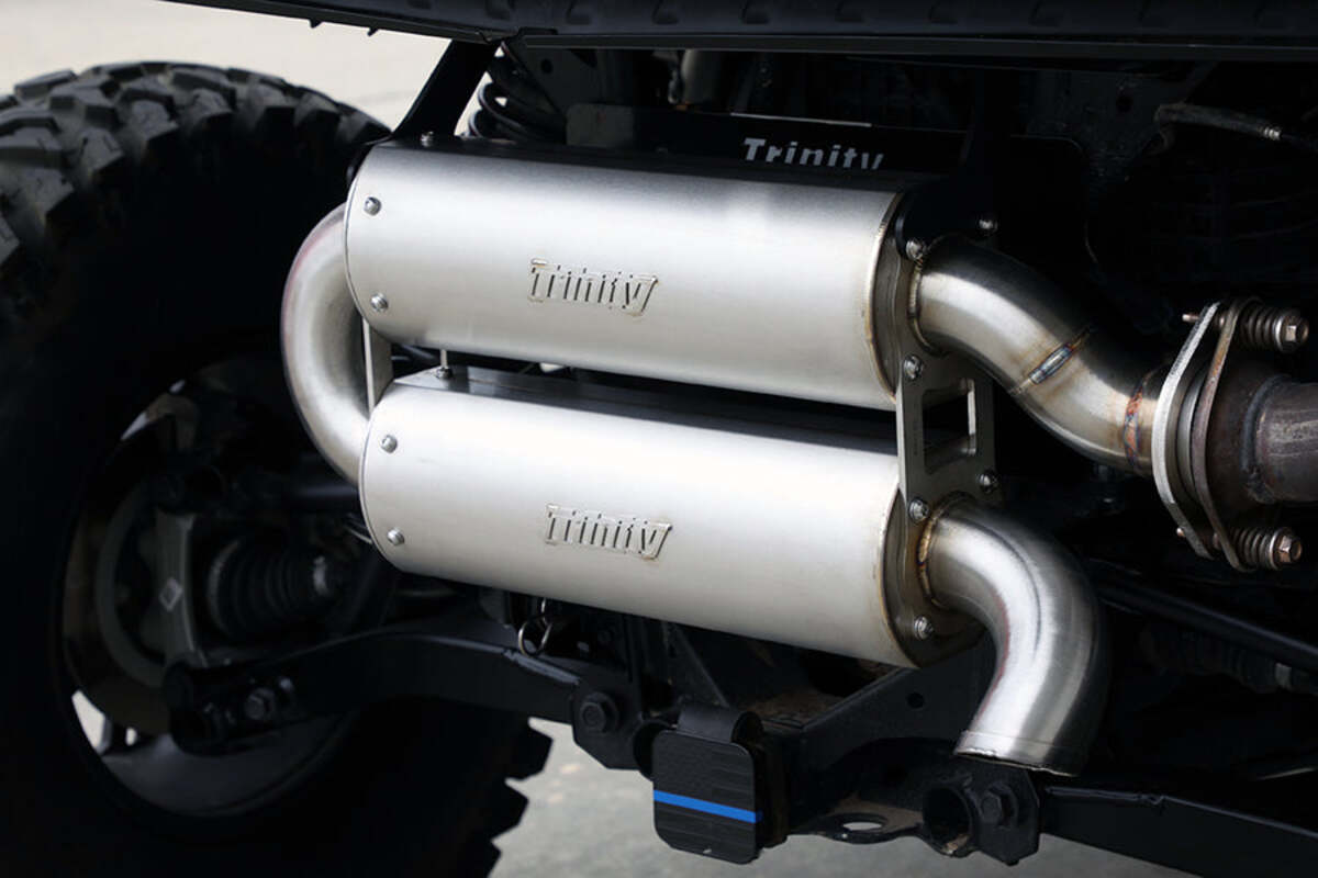 Trinity Racing Polaris Xpedition Slip On Dual Muffler Exhaust