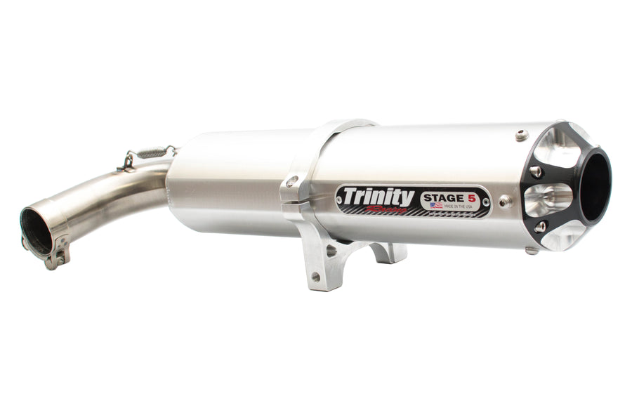 Trinity Racing Yamaha YXZ 1000R Brushed Slip On Exhaust