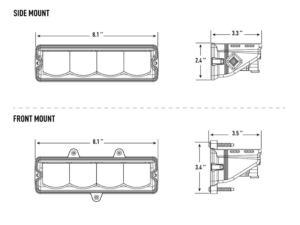 Triple R Lighting Carbon-4 Spot (GEN3)