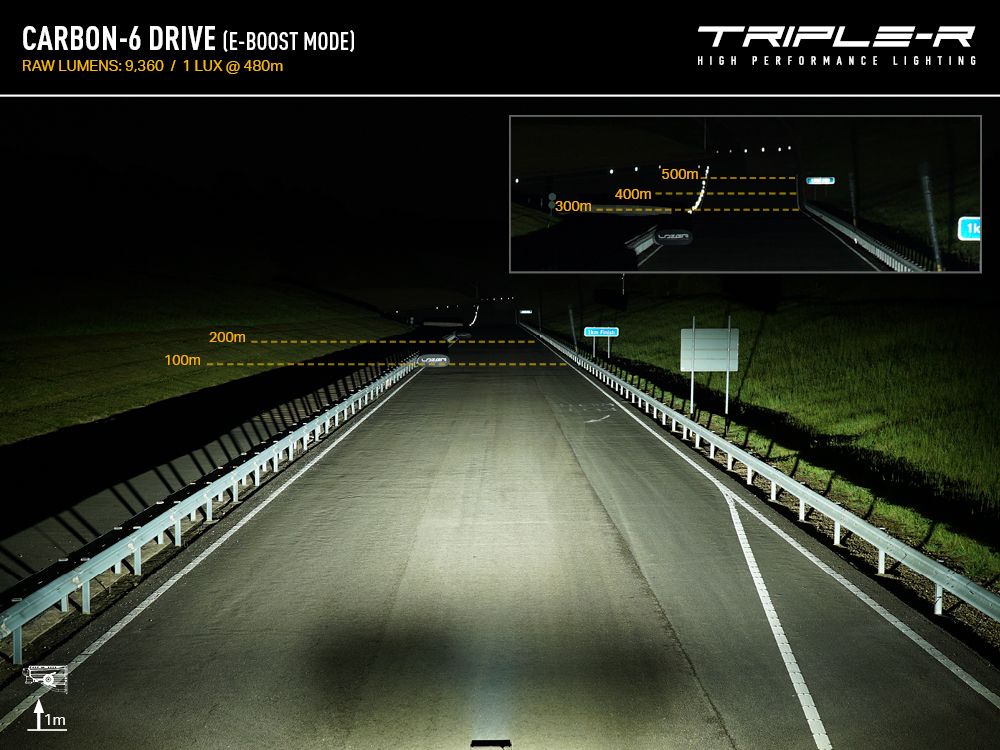 Triple R Lighting Carbon-6 Drive (GEN3)