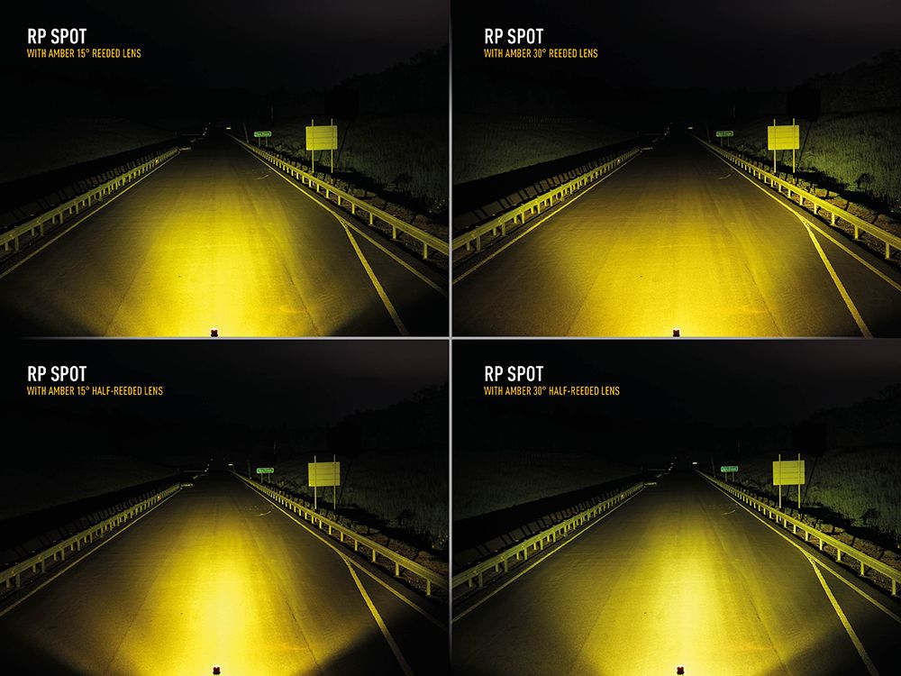 Triple R Lighting RP Series Amber Lens Cover