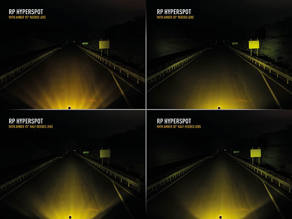 Triple R Lighting RP Series Amber Lens Cover