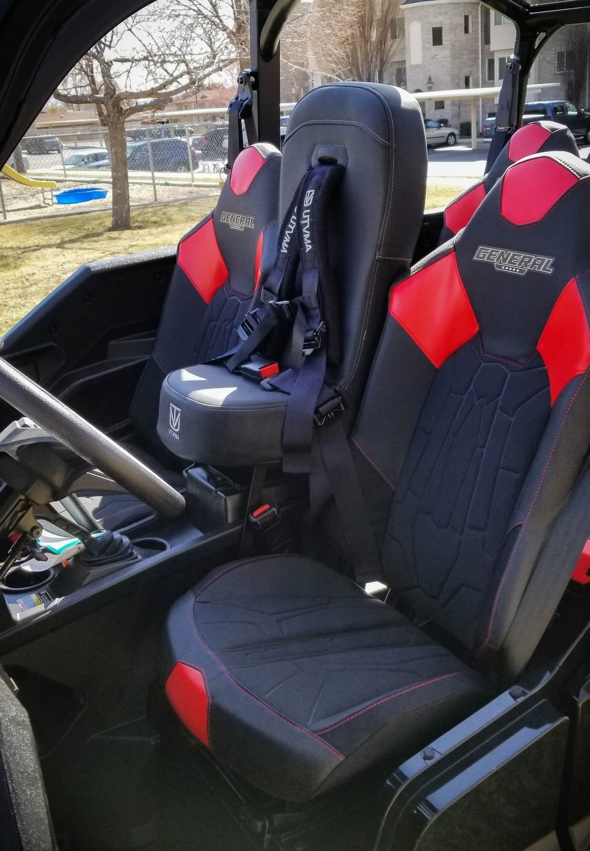 UTVMA Polaris General Front/Rear Bump Seat