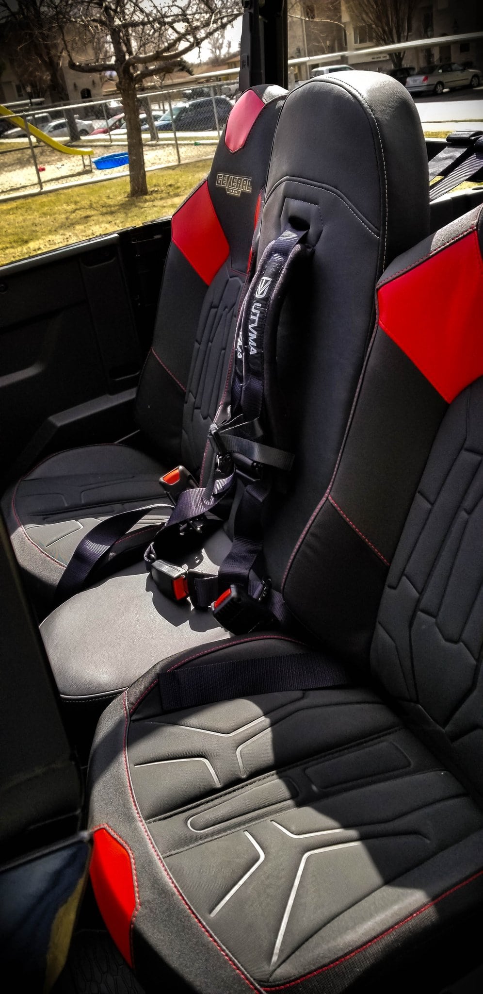 UTVMA Polaris General 4 Rear Bump Seat