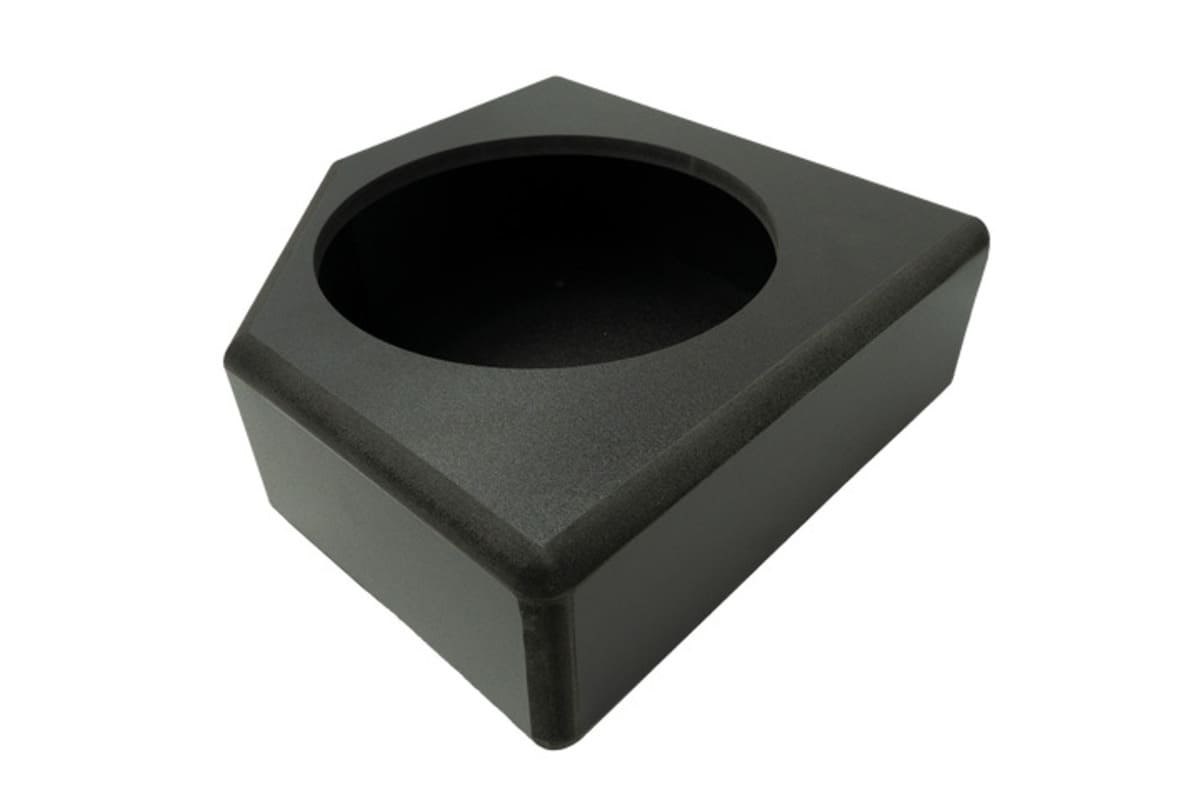 UTV Stereo '17+ Can-Am Maverick X3 Rear Low-Profile Driver Side 10" Sub Box Enclosure - Unloaded