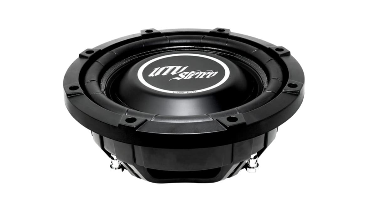 UTV Stereo '17+ Can-Am Maverick X3 Rear Low-Profile Driver Side 10" Sub Box Enclosure - Unloaded
