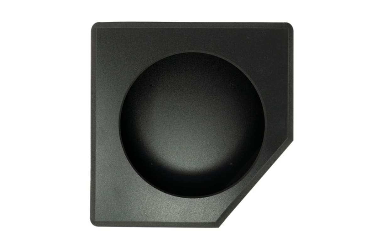 UTV Stereo '17+ Can-Am Maverick X3 Rear Low-Profile Passenger Side 10" Subwoofer Enclosure - Unloaded