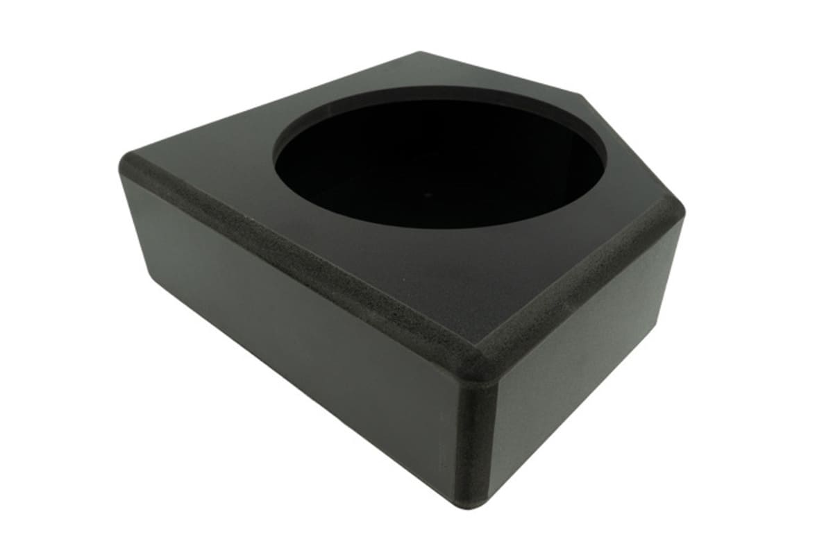 UTV Stereo '17+ Can-Am Maverick X3 Rear Low-Profile Passenger Side 10" Subwoofer Enclosure - Unloaded