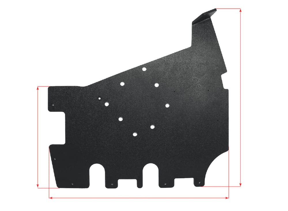 UTV Stereo '17+ Can-Am Maverick X3 Upper Amplifier Mount