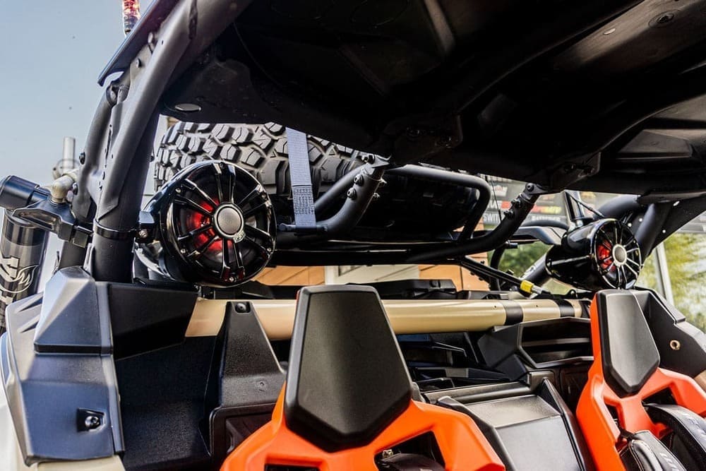 UTV Stereo 6.5" Unloaded Cage Mount Pods - Pair