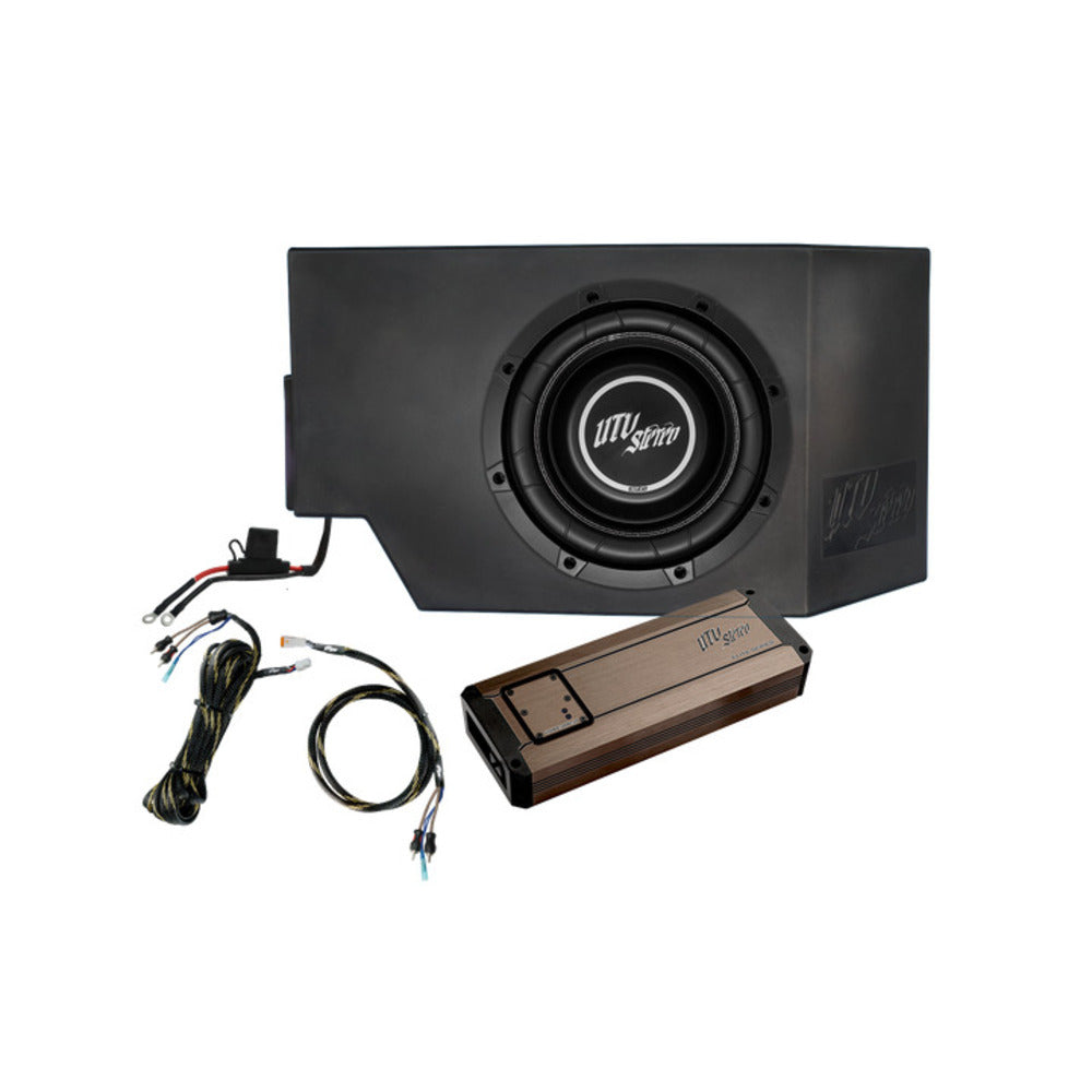 UTV Stereo Can-Am Defender 1200W Single Passenger Side 10” Subwoofer Kit