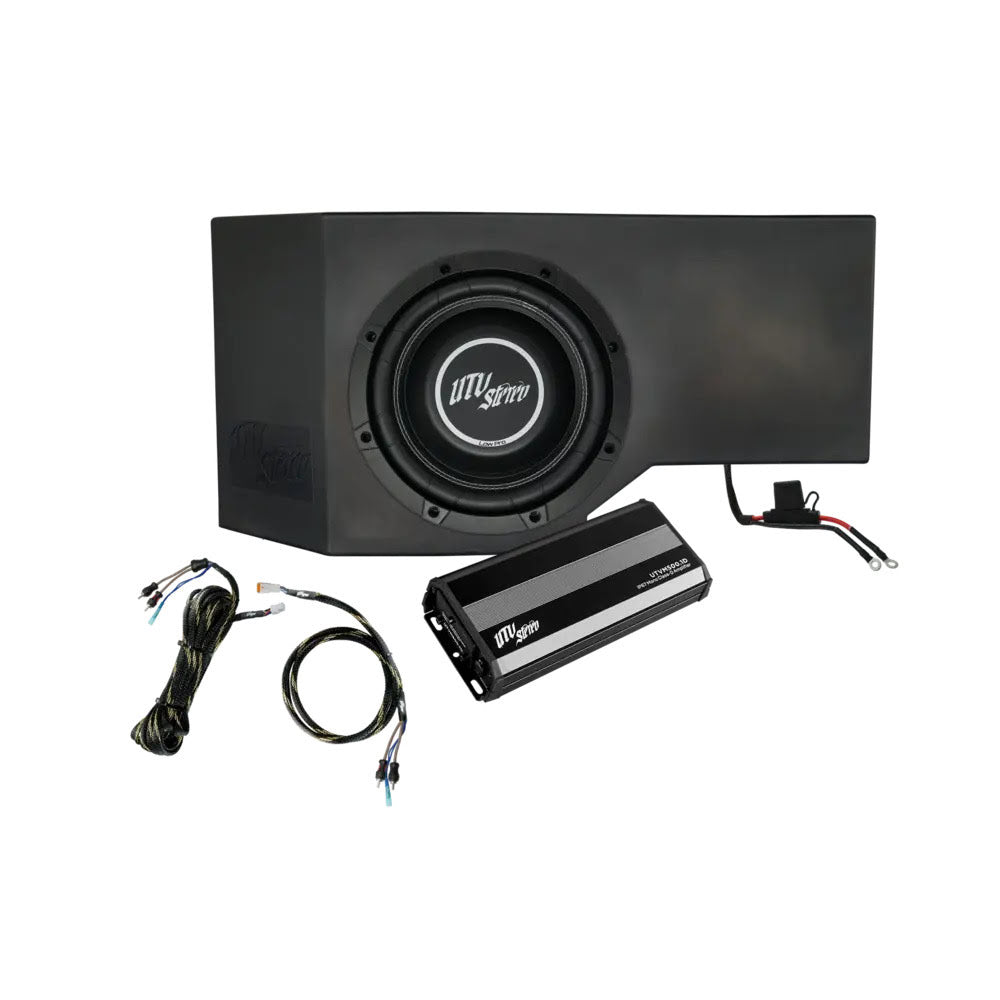 UTV Stereo Can-Am Defender 500W Single Passenger Side 10” Subwoofer Kit