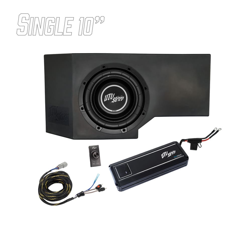 UTV Stereo Can-Am Defender Hd11 1000w Single 10" Subwoofer Kit