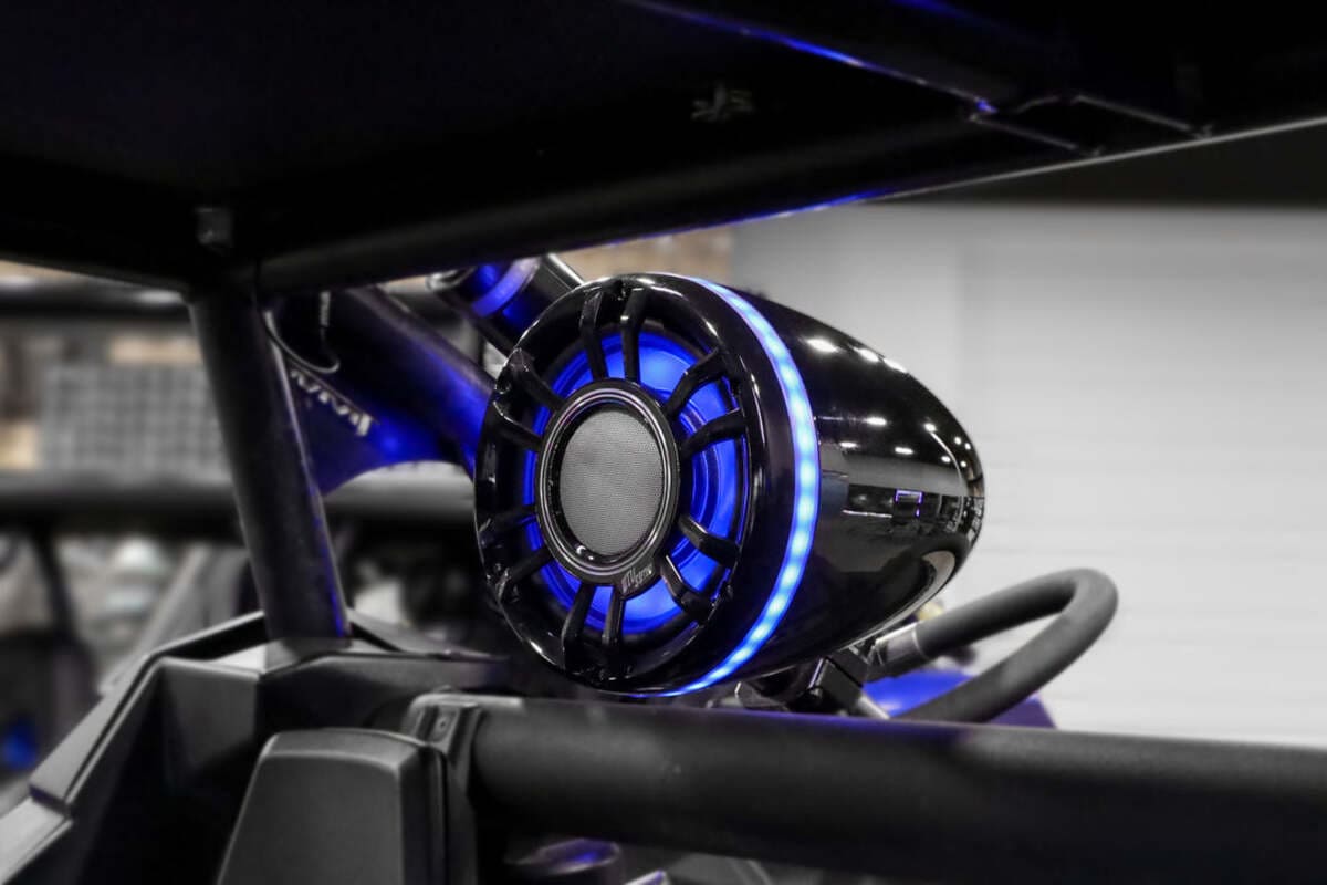 UTV Stereo 8" RGB LED Speaker Rings - Pair