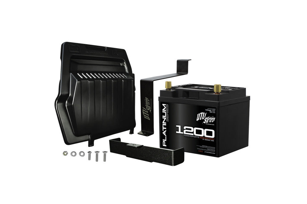 UTV Stereo Can-Am Maverick R Big Battery Kit