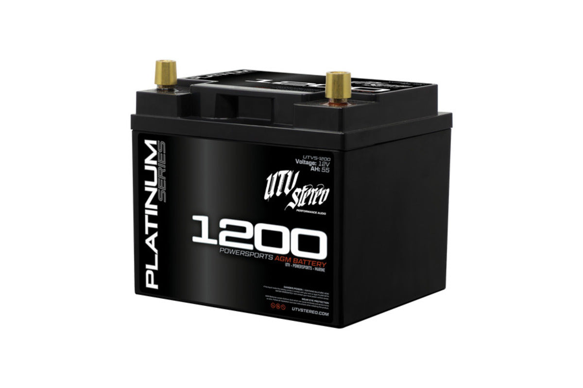 UTV Stereo Can-Am Maverick R Big Battery Mount