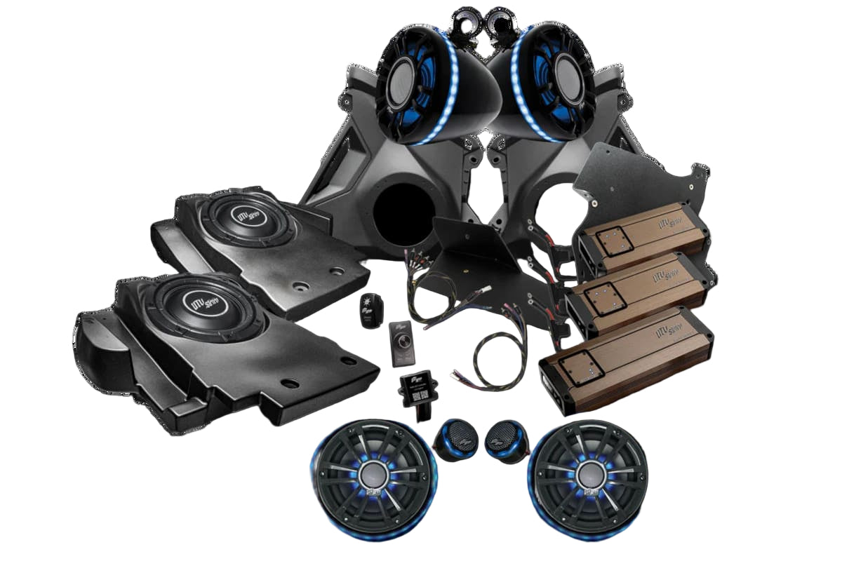 UTV Stereo Can-Am Maverick R BRP GO Elite Series Stage 8 Stereo Kit