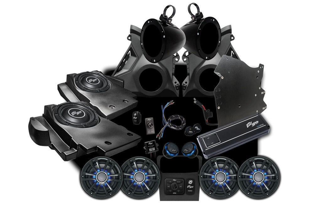 UTV Stereo Can-Am Maverick R Signature Series Stage 6 Stereo Kit