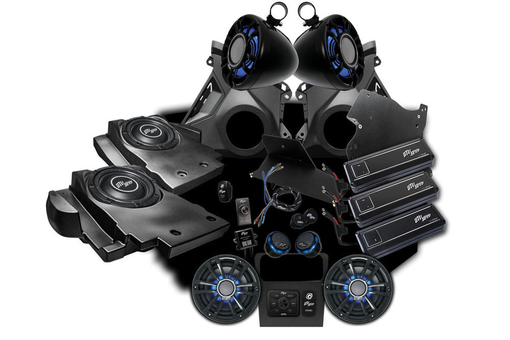 UTV Stereo Can-Am Maverick R Signature Series Stage 8 Stereo Kit