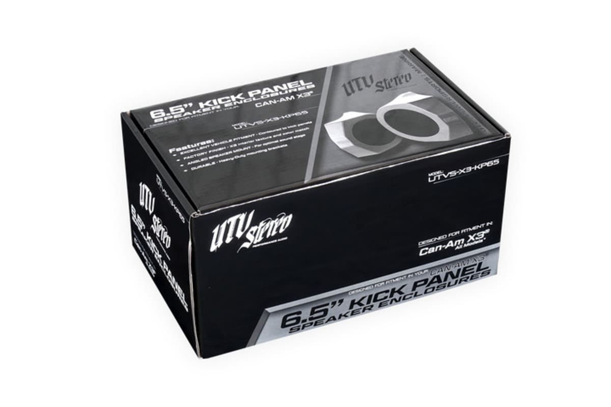 UTV Stereo Can-Am Maverick X3 6.5” Kick Panel Speaker Enclosures