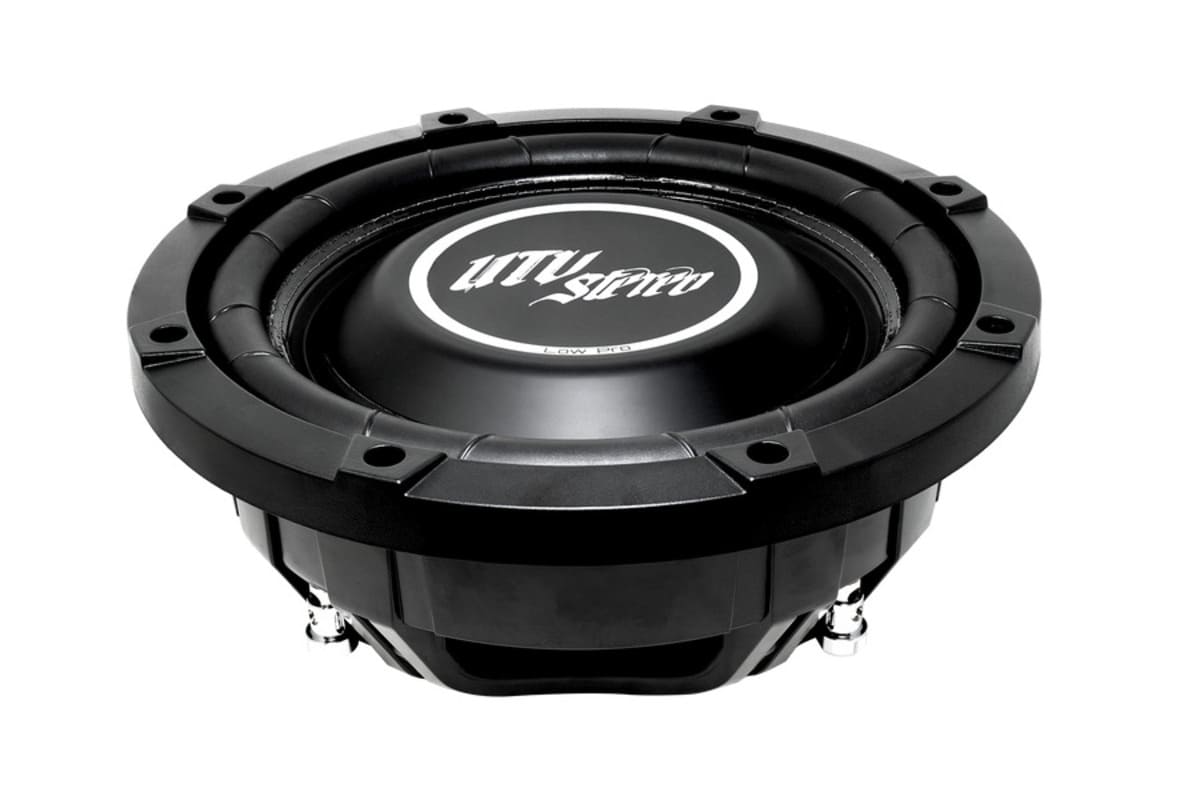 UTV Stereo Can-Am Maverick X3 Low Profile Front Passenger Side 10” Sub Box Enclosure - Unloaded