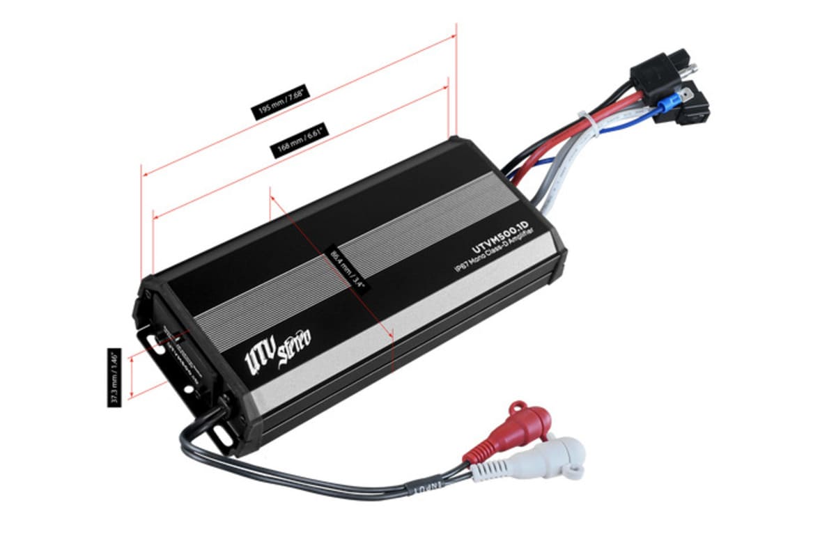 UTV Stereo M-Series 500W Mono Amplifier