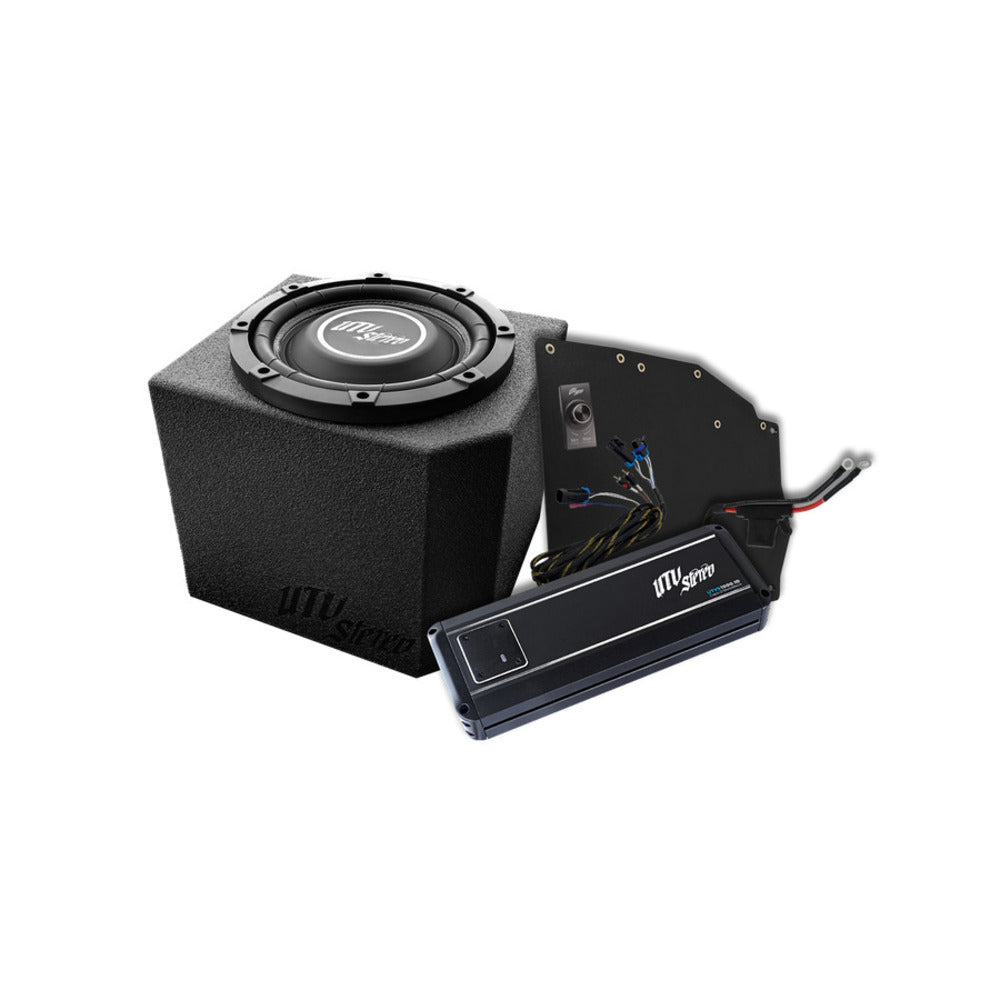 UTV Stereo Polaris Ranger 1000W Single 10" Subwoofer Kit