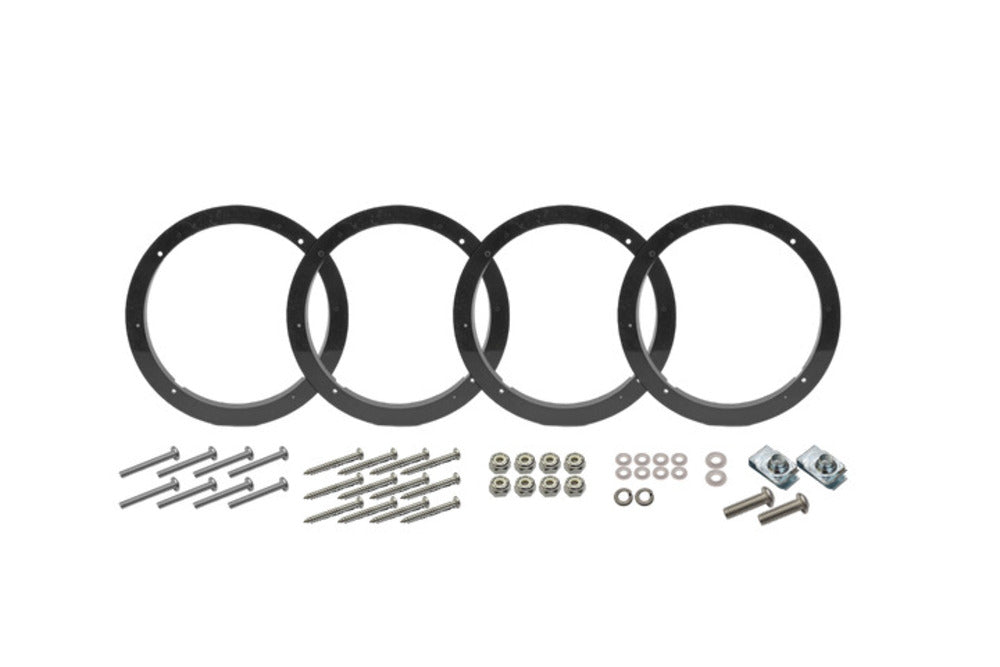 UTV Stereo Polaris Ranger 1500 Front Overhead Speaker Adapters - Pair